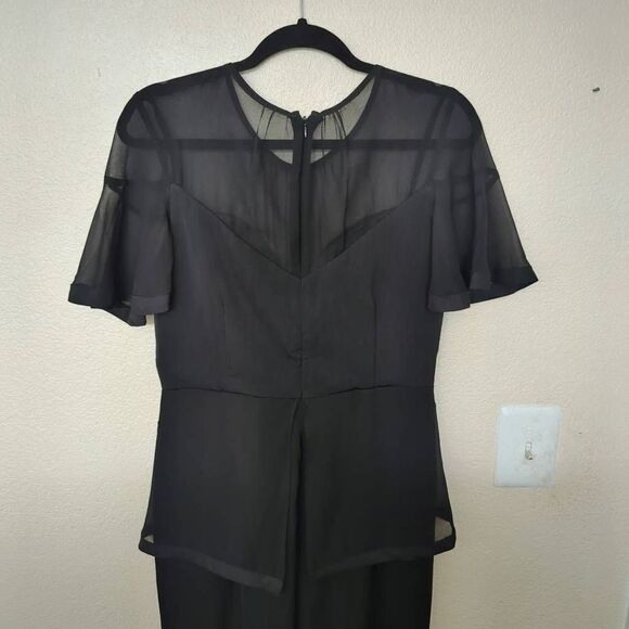 NWT Anthropologie Harlyn Amaris Flutter-Sleeved Jumpsuit. M - Picture 8 of 12